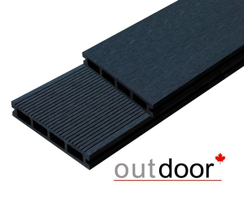 Террасная доска ДПК Outdoor 150*25*3000 мм. вельвет/шлифованная черная