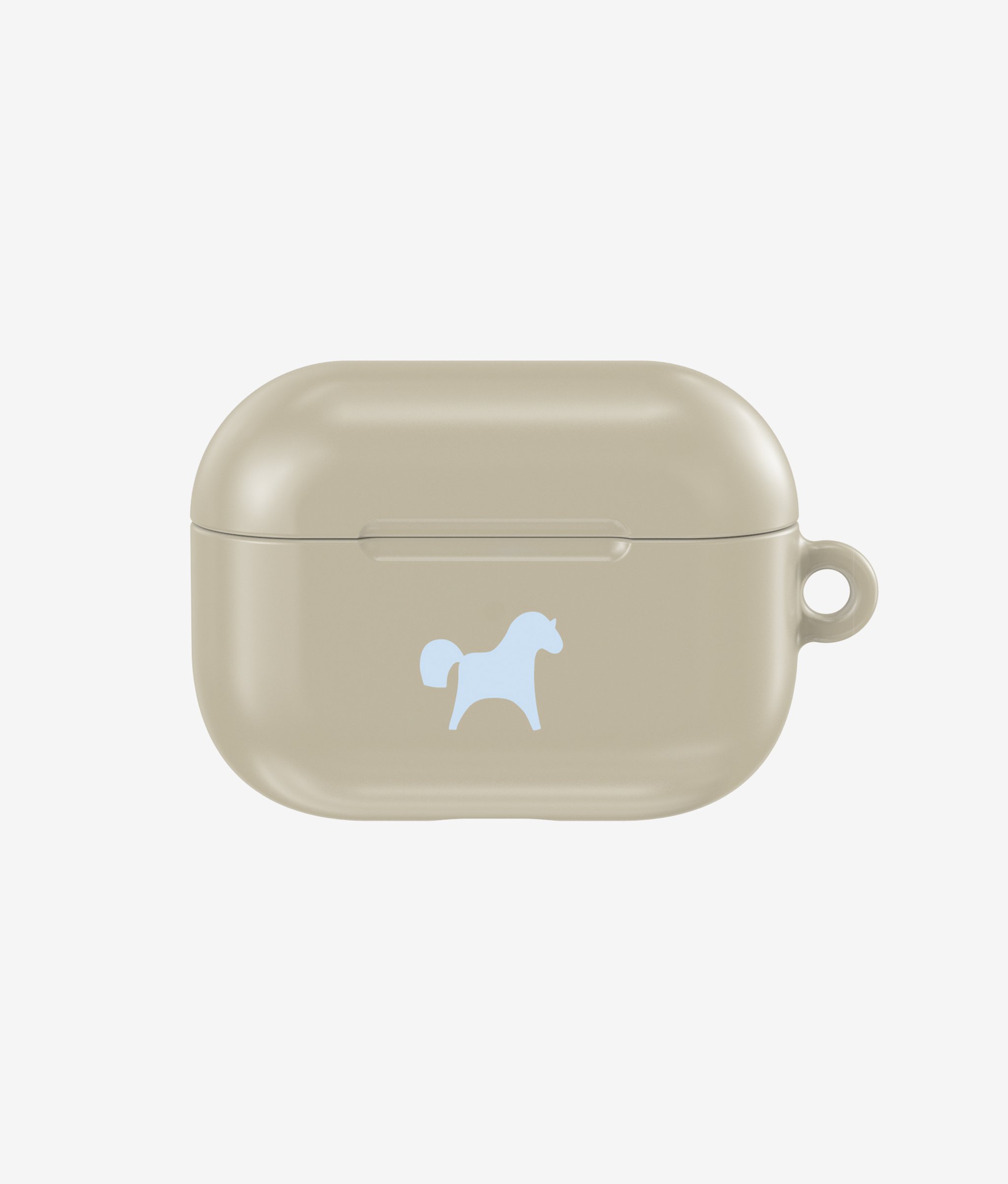 Кейс PONY (бежевый) для AirPods