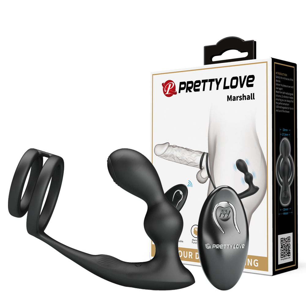 Стимулятор простаты с вибрацией Pretty Love BI-040132W