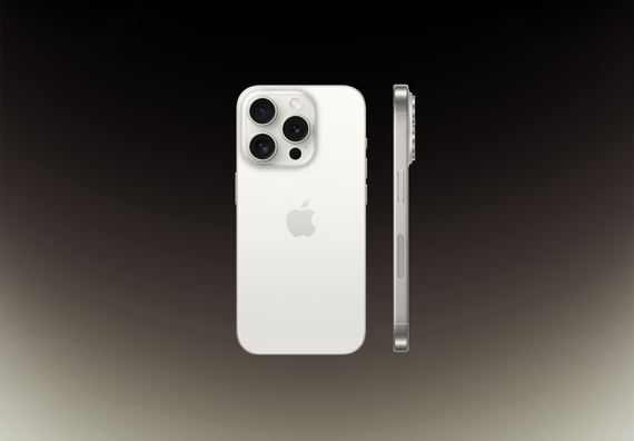 Телефон Apple iPhone 15 Pro 128Gb (White titanium)