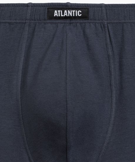 Трусы мужские боксеры (5шт), Atlantic 5SMH-002, хлопок, серый + графитовый + черный + изумрудный + эспрессо