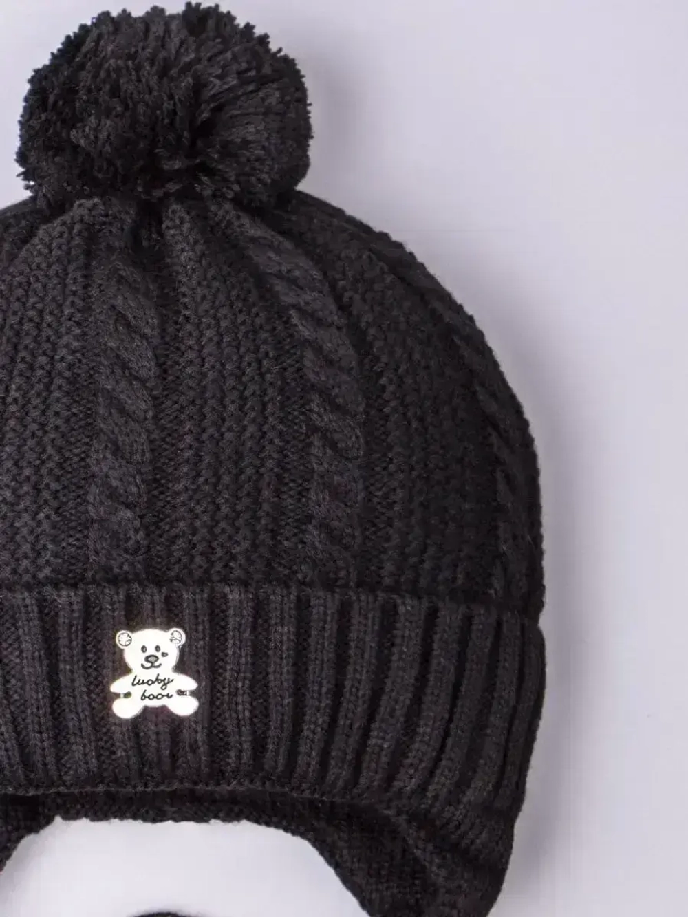 Шапка вязаная демисезонная для детей