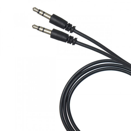 AUX cable 1m силиконовый Black Yida