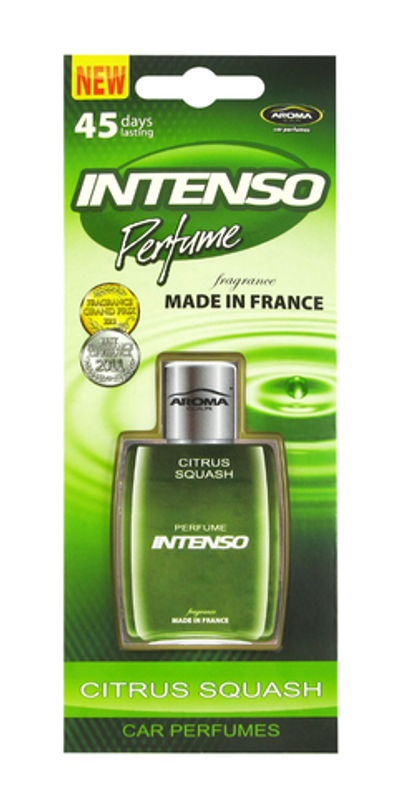 AROMA CAR INTENSO PERFUME Ароматизатор воздуха гелевыйCitrus Squach(Цитрусовый сквош)