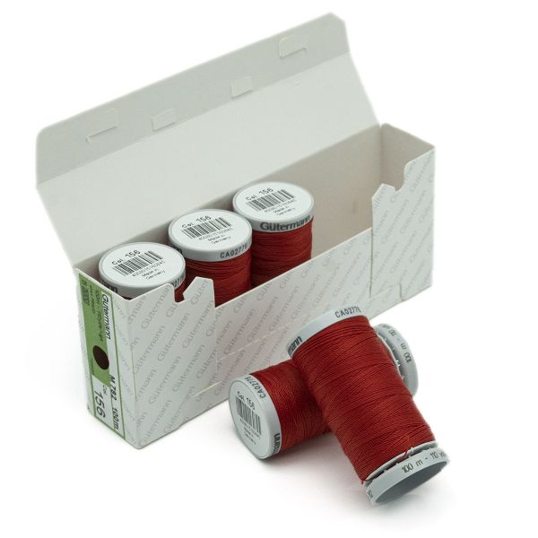 Нитки суперкрепкие Gutermann Extra Strong M782 №40 (100 метров), 5 кат. | 156 красный