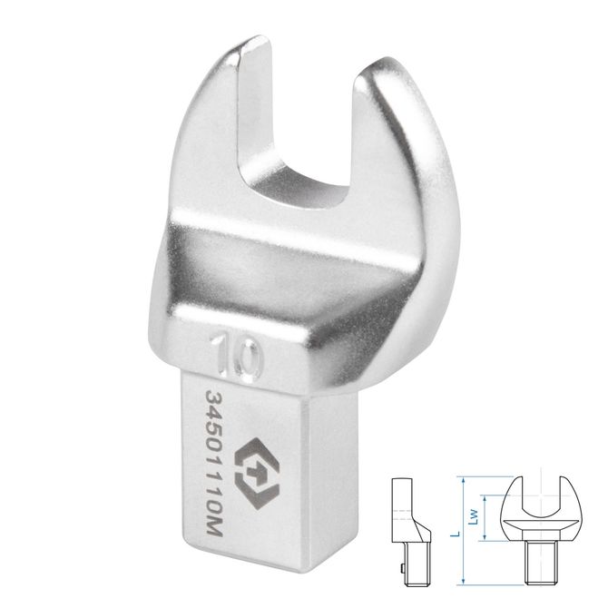 KING TONY (34501110M) Насадка рожковая серии "FIT", 10 мм, 9х12 мм