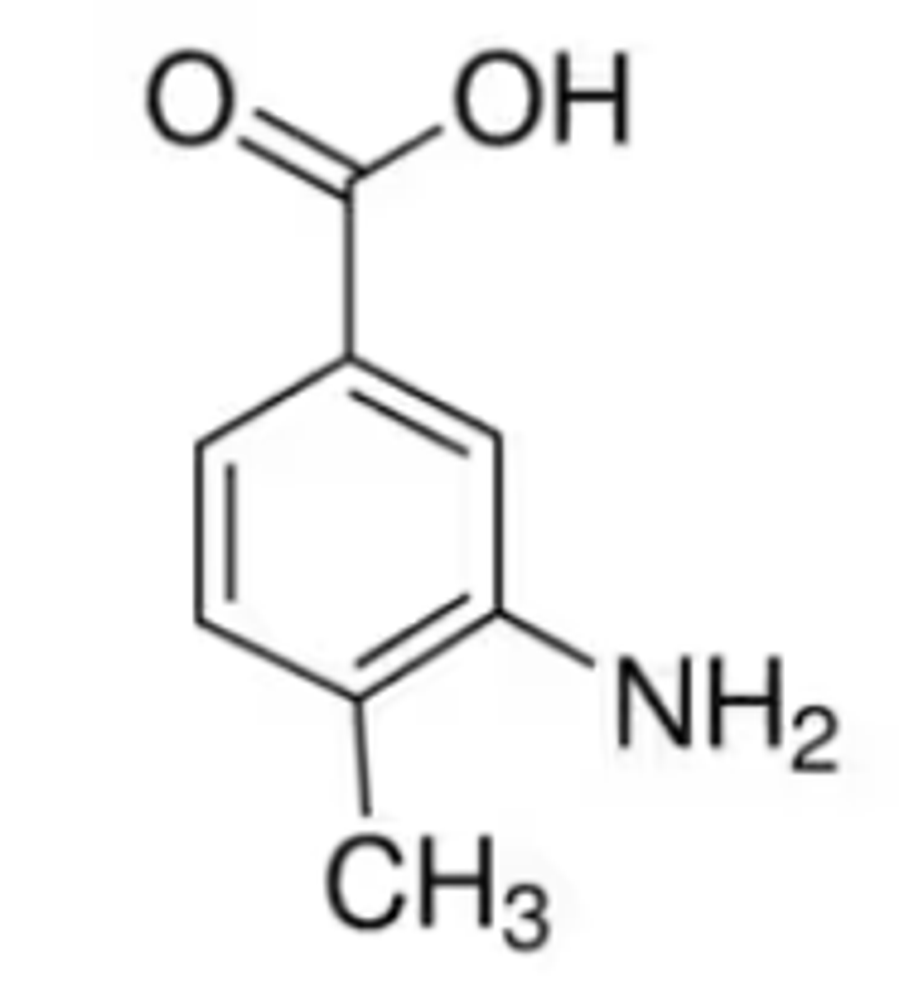3-амино-4-метилбензойная кислота формула