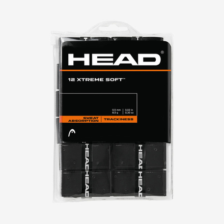 Аксессуары для тенниса Намотка овергрип HEAD XTREME SOFT 12 .