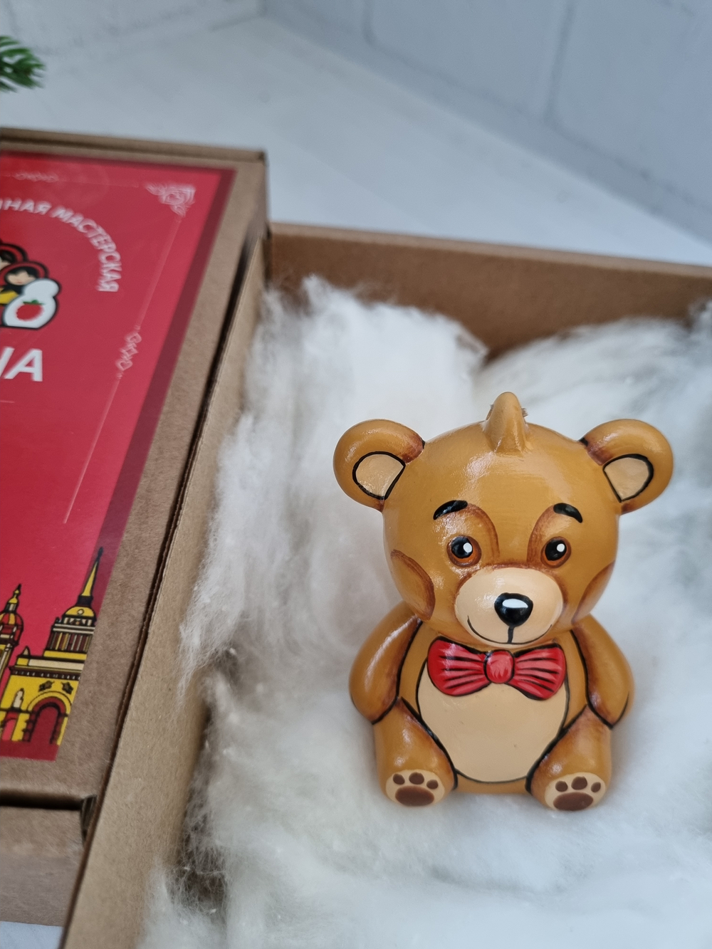 Мишка с бантом