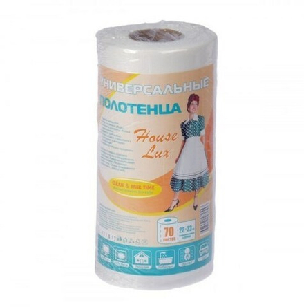 Салфетки в рулоне House Lux 70 шт
