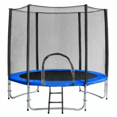 Батут с сеткой и лестницей, диаметр 6 фт
