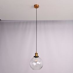 Подвесной светильник Loft Clear Glass Sphere Cloche