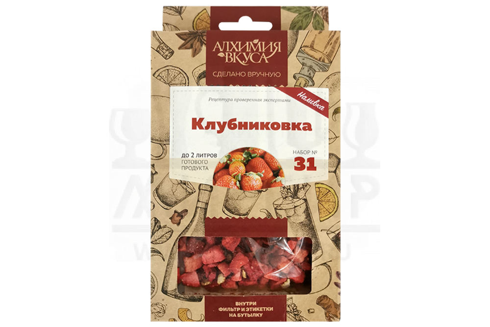 Набор Алхимия вкуса № 31 для приготовления наливки "Клубниковка", 20 г
