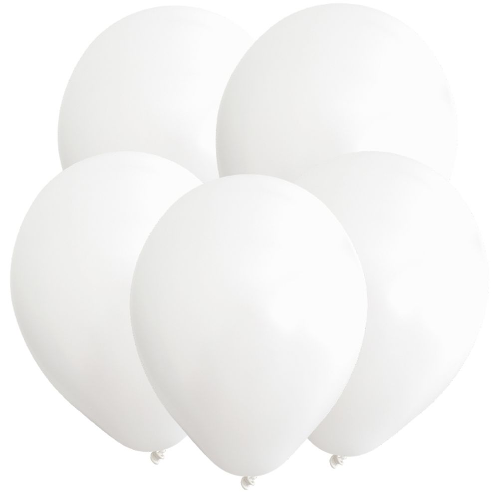 Шар 5&quot; Белый пастель/ White ВС