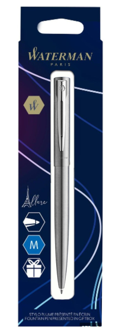 Шариковая ручка Waterman GRADUATE ALLURE, цвет: Chrome Stainless Steel