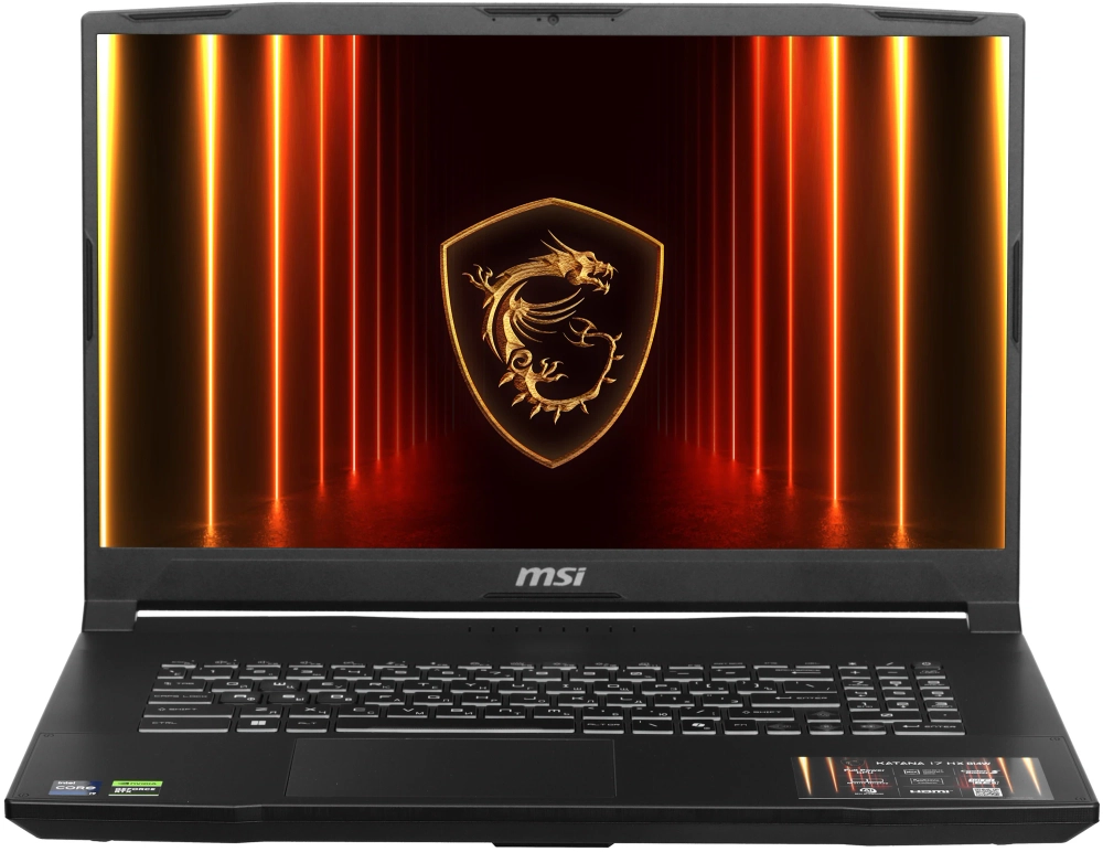 17.3" Ноутбук MSI Katana 17 HX B14WGK-052XRU черный