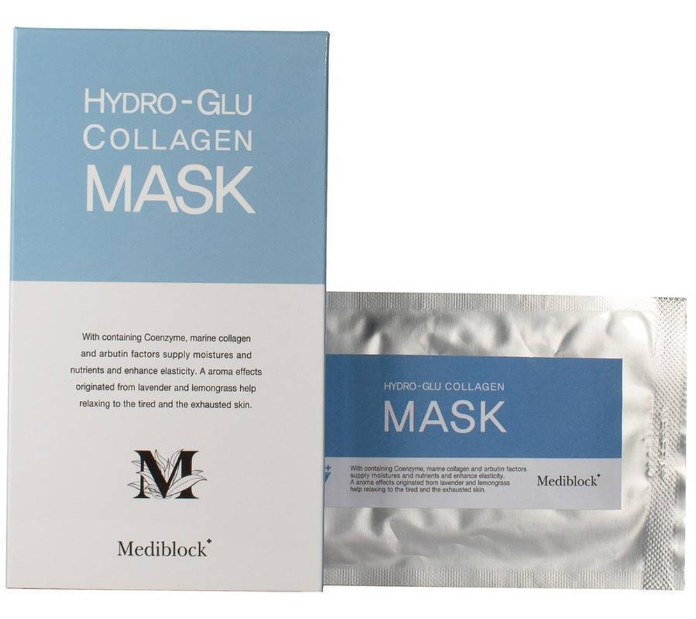 MEDIBLOCK HYDRO-GLU COLLAGEN MASK