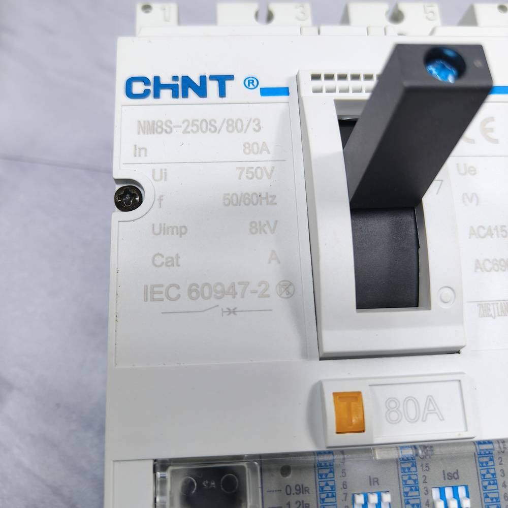 Автомат 80А / 50кА / 3P / 380в - NM8S-250S/80/3 - CHINT