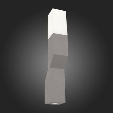SL100.701.02 Светильник уличный настенный ST-Luce Серый/Белый LED 2*5W 4000K FRATTO