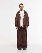 Zip-Up Hoodie LOGO French Roast