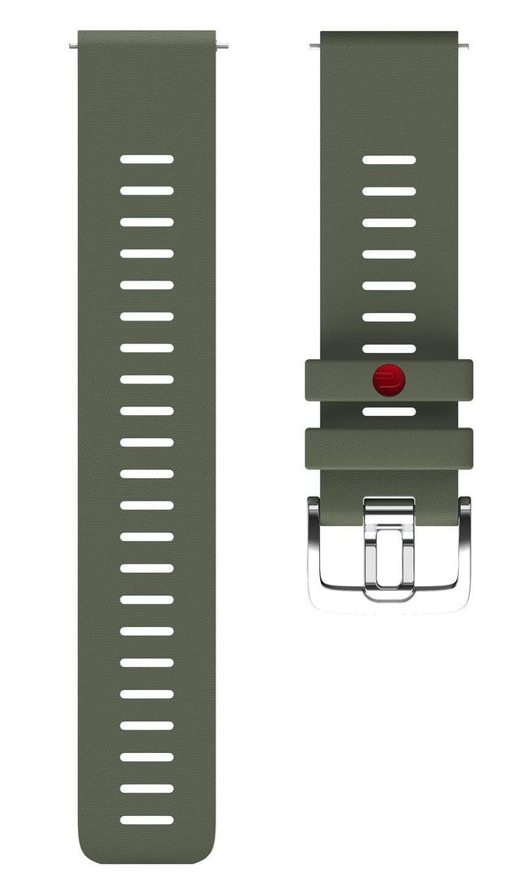 Ремешок POLAR WRIST BAND 22MM SIL GRN M/L