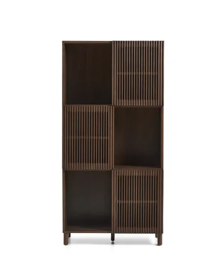 Стеллаж Beyla из ясеня с отделкой под орех