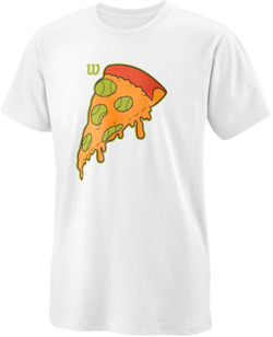 Футболка для мальчика теннисная Wilson Slice Tech Tee B - white