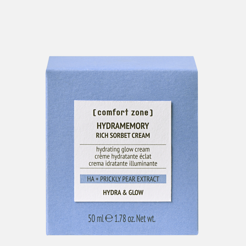 COMFORT ZONE HYDRAMEMORY Крем питательный для лица увлажнение и сияние / Rich sorbet cream, 50 мл