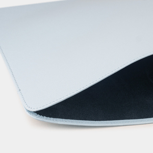 Чехол для iPad из кожи козы, голубого цвета