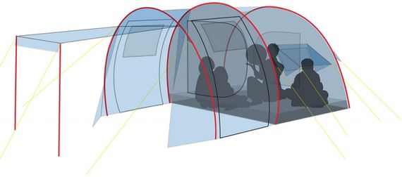 Палатка Canadian Camper TANGA 3, цвет woodland