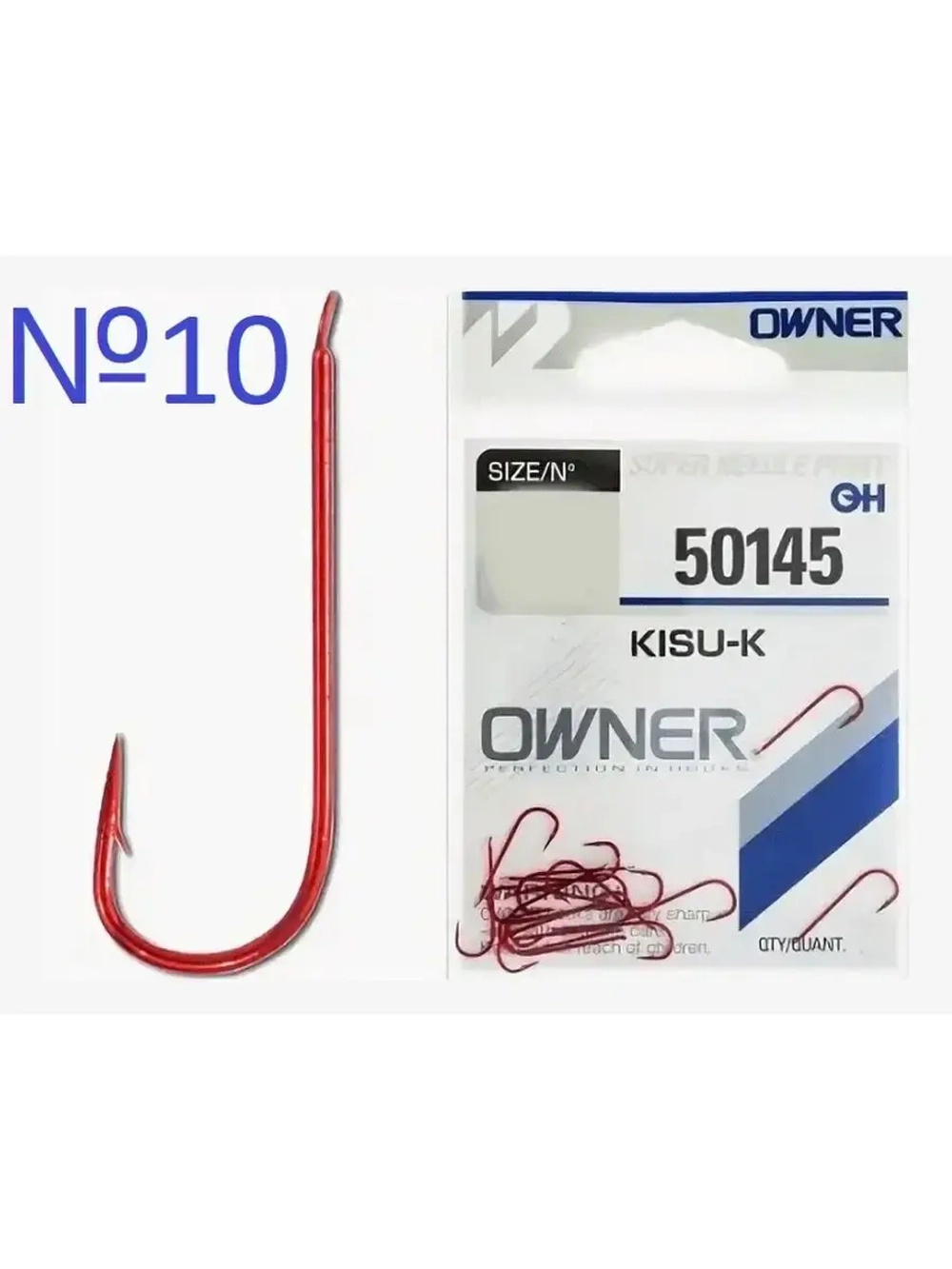Крючок Kisu-K red
