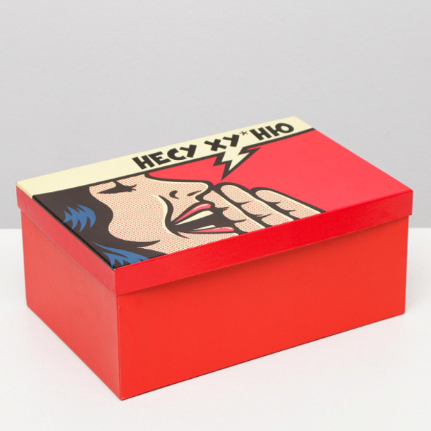 Подарочная коробка с приколами "Несу", 30,5 х 20 х 13 см