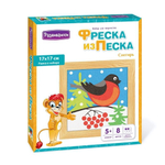 Фреска из цв. песка "Снегирь" (Развивашки)