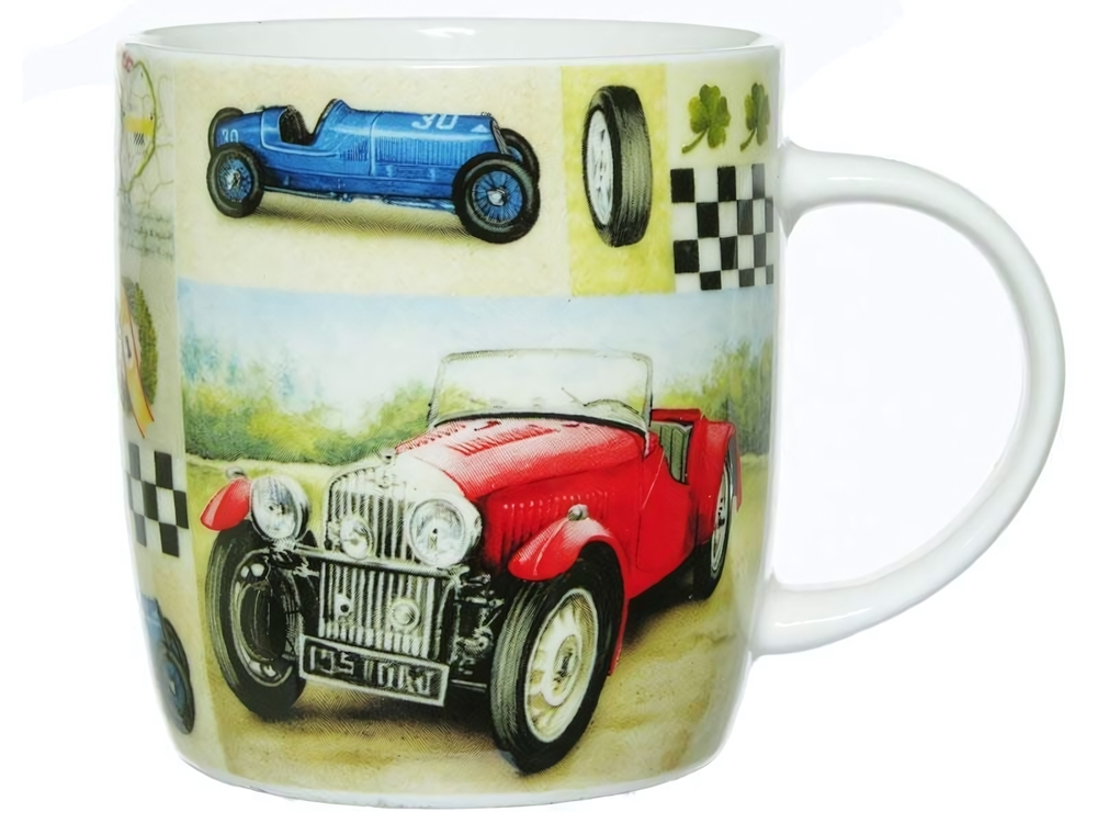 Кружка 350мл Ретро гонки, RBCM