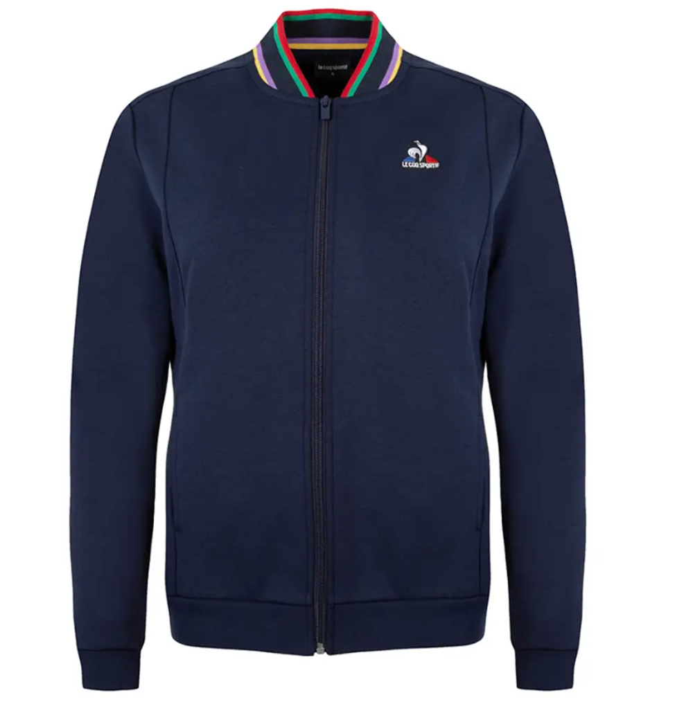 Женская Кофта теннисная Le Coq Sportif Saison FZ Sweat Bomber No.1 W - небесный