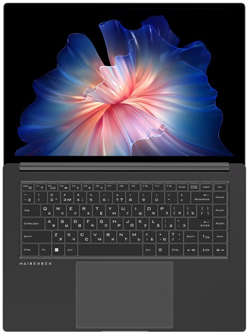 Ноутбук  Maibenben P625 16 ", Core i5, 16 Гб RAM, 512 Гб SSD, UHD Graphics, Темно-серый