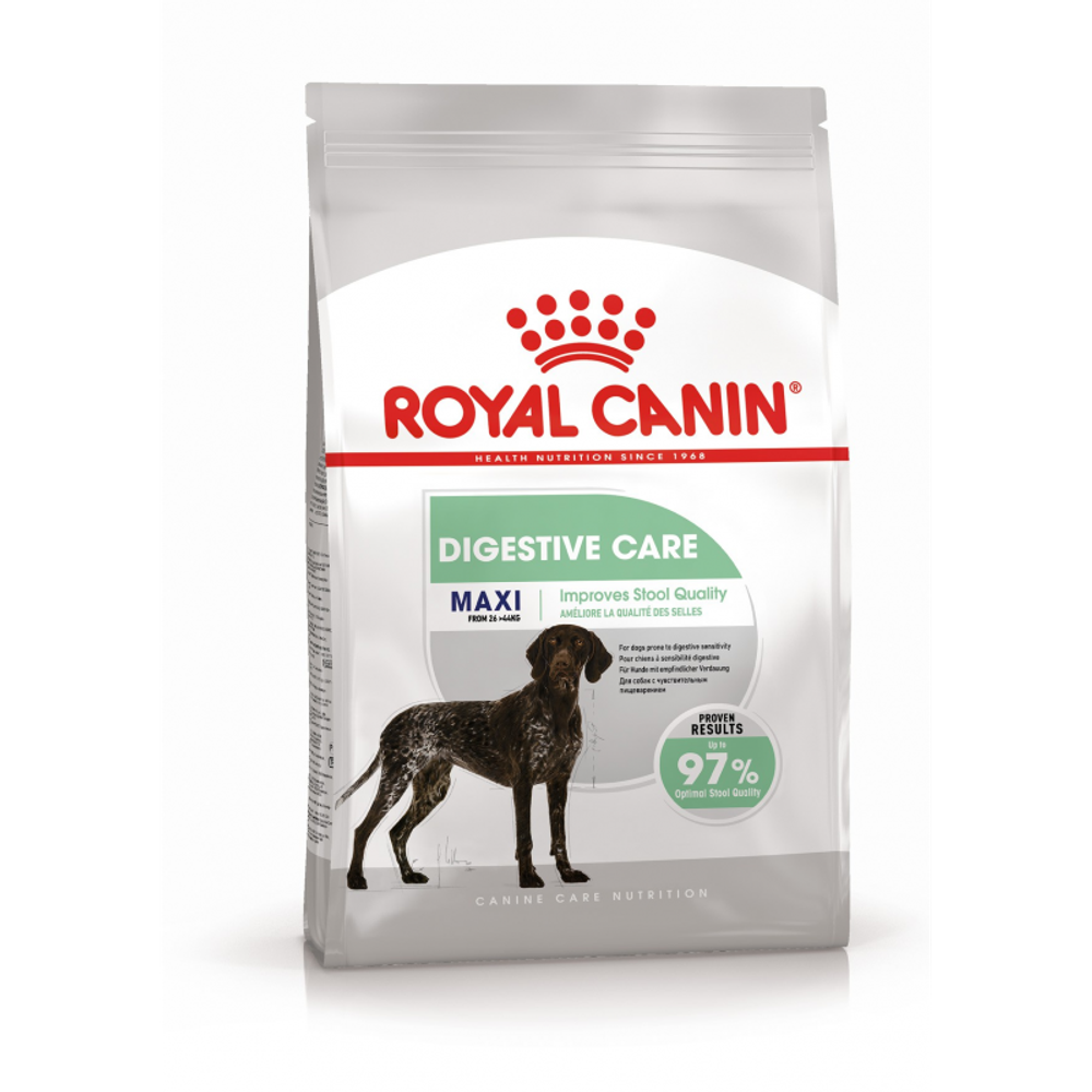 Royal Canin Maxi Digestive Care Корм сухой для взрослых собак больших  размеров с чувствительным пищеварением, 3 кг