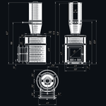 Чугунная печь для бани Искандер ЗК 18 (M) Ураган