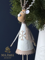 Декор подвесной "Олень" в ассортименте 5x5x25 см