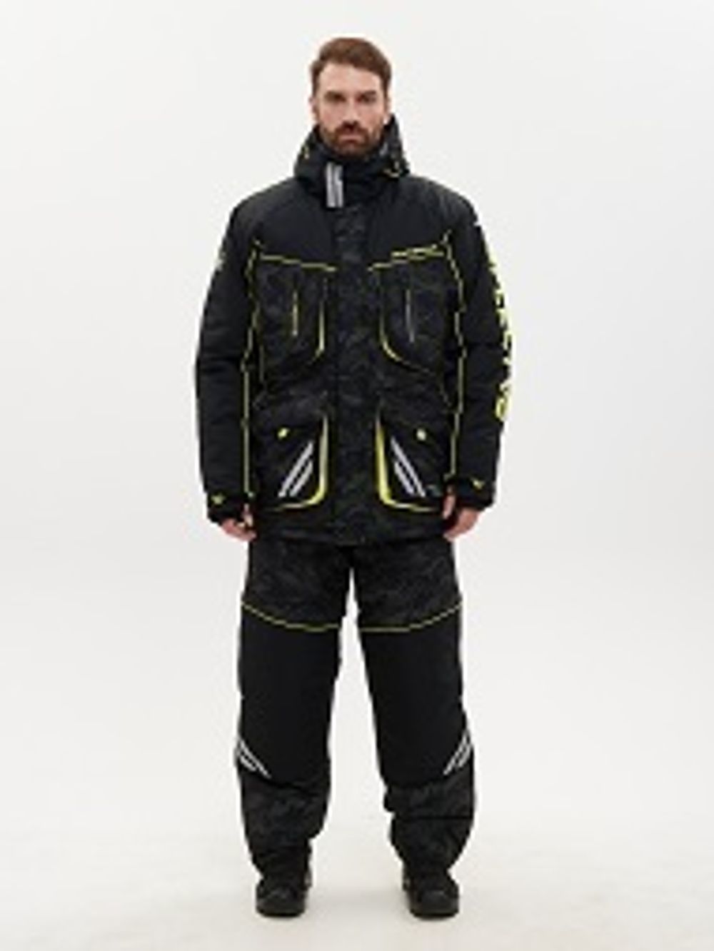 Костюм зимний Siberia Reflect V2 ткань Breathable Reflex Membrane цвет Черный