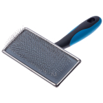 Пуходерка DeLIGHT металлическая с каплей большая