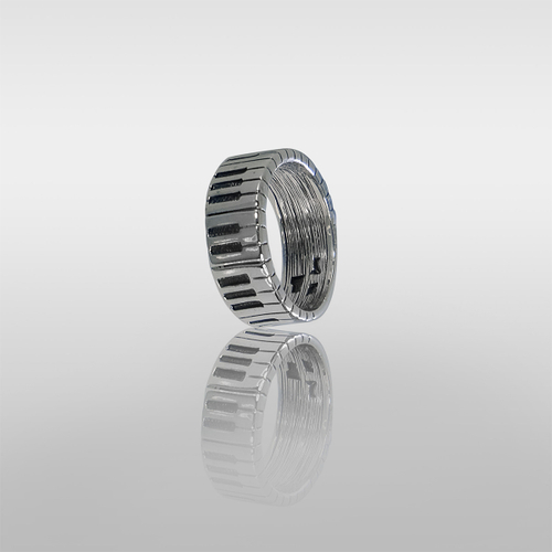 "Рояль" кольцо в серебряном покрытии из коллекции "Нотки" от Jenavi