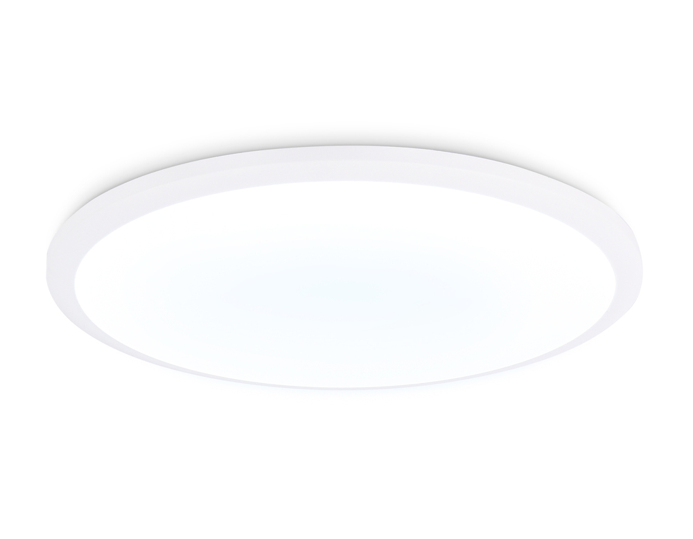 Потолочный светодиодный светильник FZ1232 WH белый IP44 48W 6400К D450*55 (Без ПДУ)