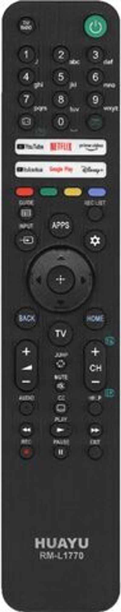 Универсальный пульт для всех телевизоров SONY RM-L1770! Подходит для Android Smart TV (Кроме голосового поиска) корпус RMF-TX520