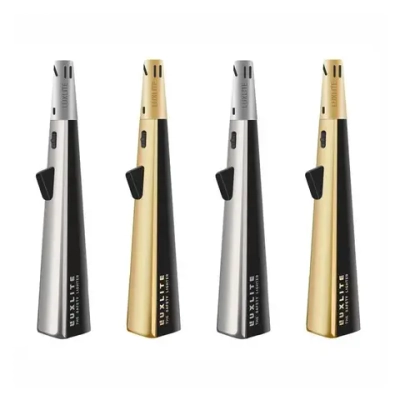 Бытовая зажигалка 8990 SILVER/GOLD RUBBER SP (комплект 12 шт)