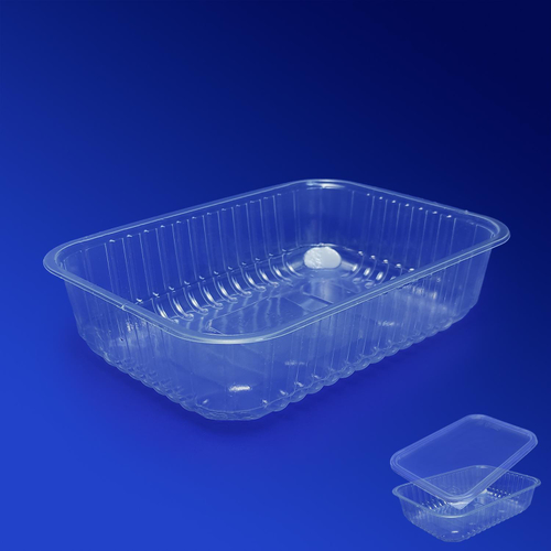 Контейнер 186*132 750 мл, прозрачный с крышкой