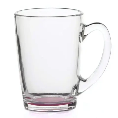 Кружка стеклянная 320мл «Утро рэйнбоу» (микс цветов) N1579