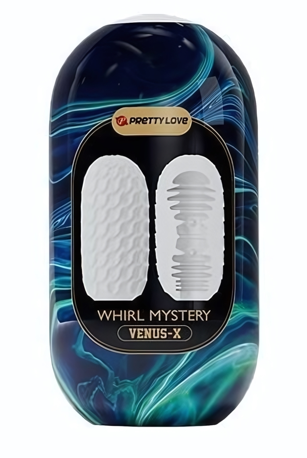 Мастурбатор в форме яйца Whirl Mystery (Цвет: белый)