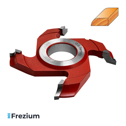 Радиусная насадная твердосплавная фреза по дереву "O.G.Germany" (120x32 R5 Z4)