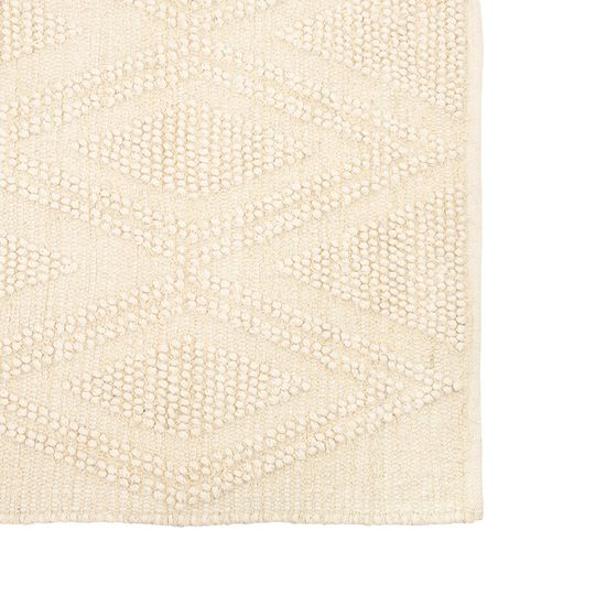 Ковер из шерсти и переработанного хлопка shillong из коллекции ethnic, 120х180см